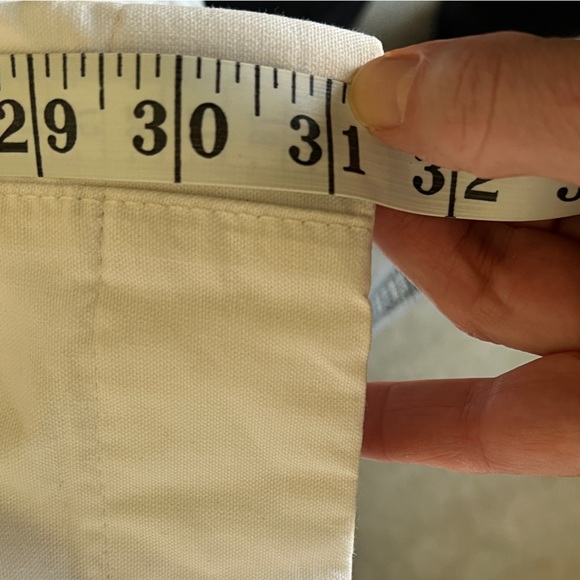 EDUN jeans in great condition! Slight flair bottom, great off white hue - Picture 7 of 7